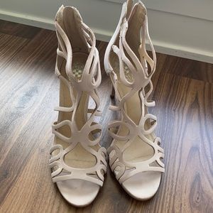 Vince Camuto Nude / light Pink Cage Sandals -  size 8.5M
